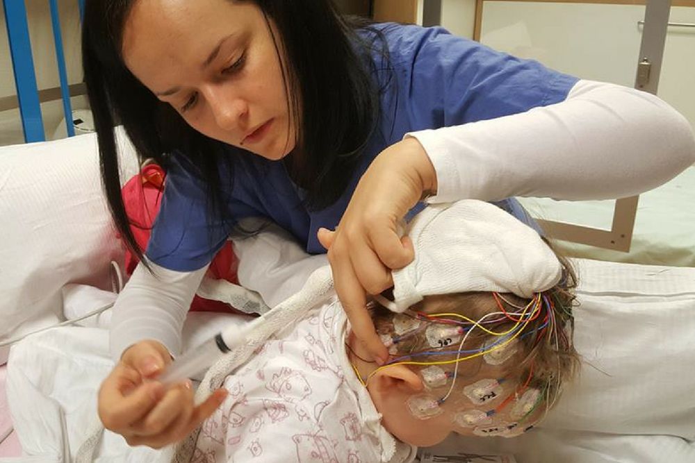 Iza Chrostowska w szpitalu