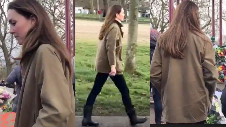 Kate Middleton "przyłapana" na proteście w londyńskim parku