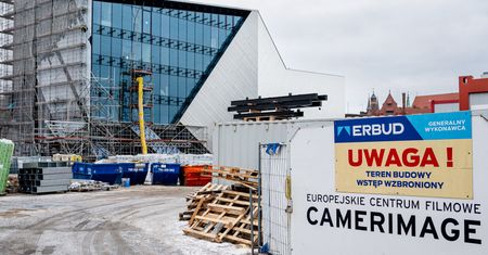 Na budowie studia filmowego ECF Camerimage [fotorelacja]