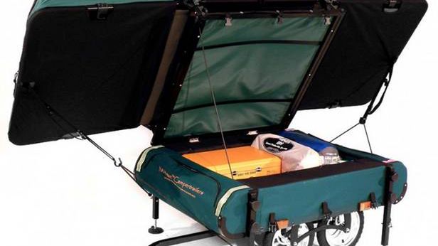 Midget Bushtrekka zapewni rowerzystom transport bagaży i dach nad głową 1
