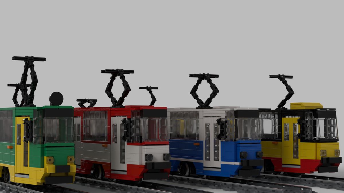 Lego: Motorniczy z Poznania stworzył projekty tramwajów Konstal z klocków 1
