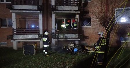 Starachowice: To była ciężka noc. Pożar mieszkania przy ulicy Pustowójtówny