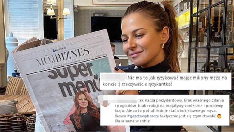 Czytelnicy "Gazety Wyborczej" nie są pod wrażeniem biznesowych porad od Anny Lewandowskiej: "Bez zaplecza męża inaczej by śpiewała"