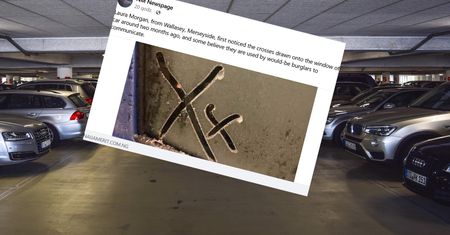 Zobaczyła je na samochodzie. Myślała, że to zabawa. Teraz ostrzega