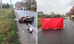 Zaczepił rowerzystę i zginął. Motorowerzysta nie miał szans