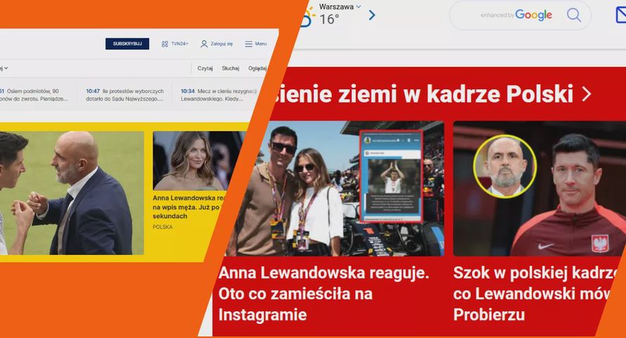 "Reakcja Lewandowskiej" to idealny przykład na to, jak media "podkręciły" temat
