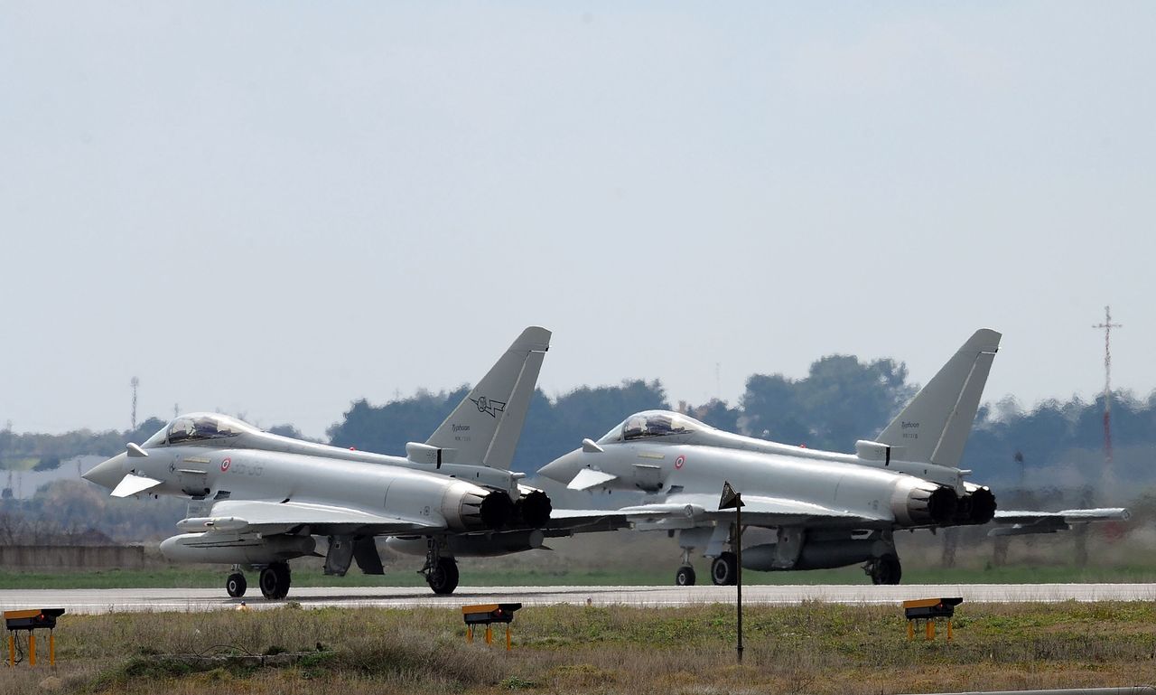 Eurofighter Typhoon - zdjęcie ilustracyjne