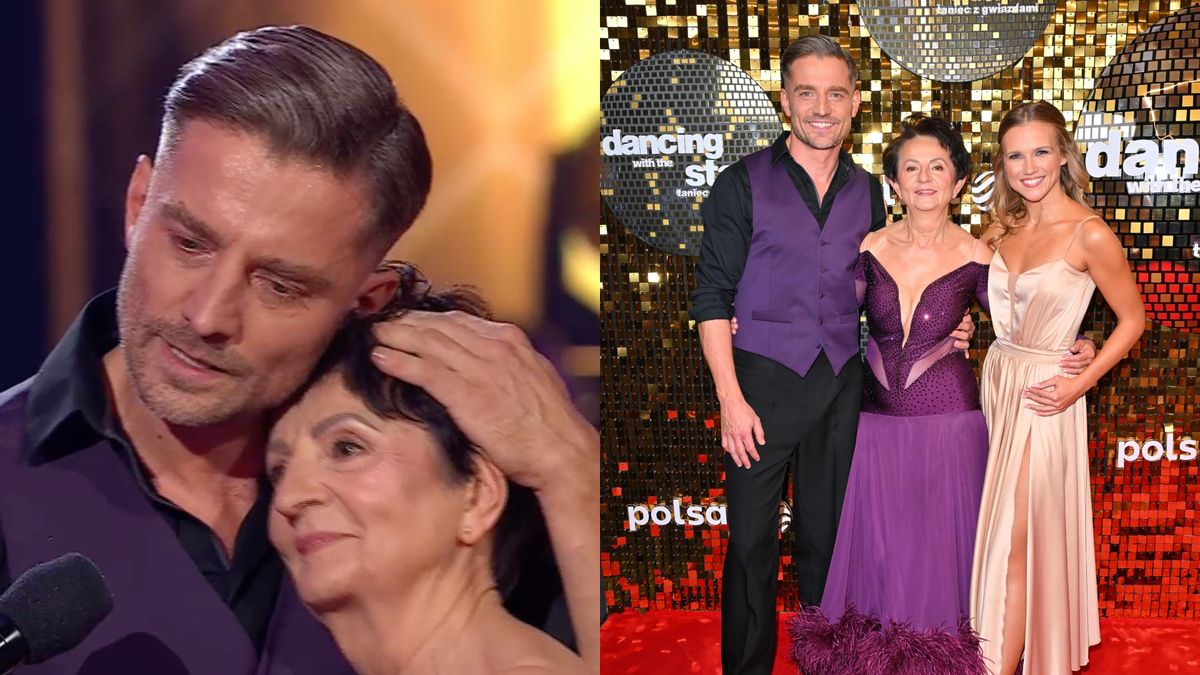 Marcin Rogacewicz zatańczył z mamą w "Tańcu z gwiazdami"
