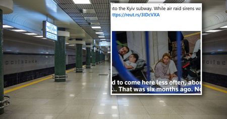 Bezsenność nocą w metrze z dzieckiem. Tak żyją Ukraińcy, gdy Rosja atakuje Kijów