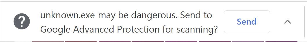 Skanowanie pliku w Google Chrome, fot. XDA Developers.
