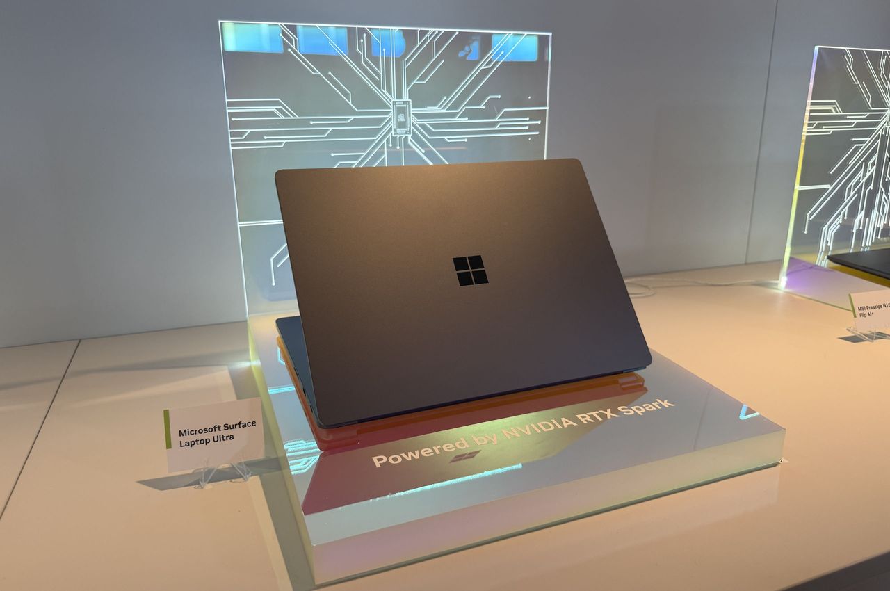 NVIDIA RTX Spark na IFA 2026 - Microsoft Surface Laptop Ultra