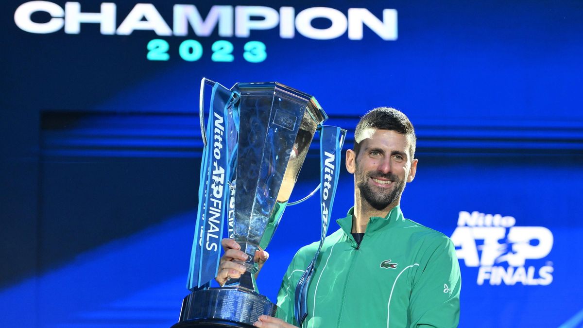 Novak Djokovic po wygraniu ATP Finals w Turynie
