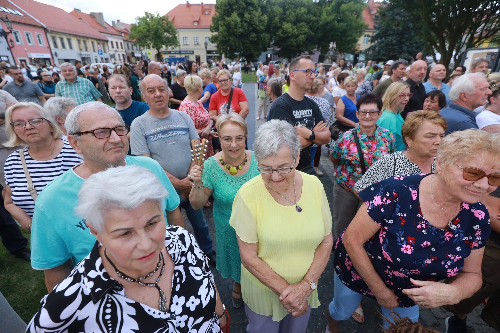 Protest w Pyskowicach przeciwko likwidacji szpital