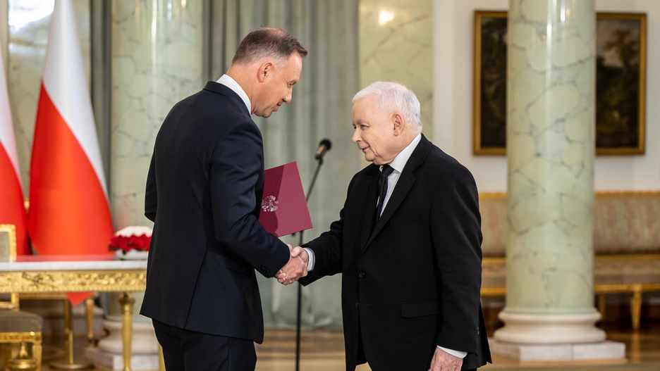 Andrzej Duda i Jarosław Kaczyński
