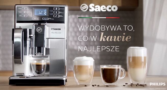 Ekspres Saeco w reklamach „wydobywa to, co w kawie najlepsze” (wideo)