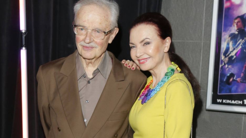 Damian Damięcki i Grażyna Brodzińska