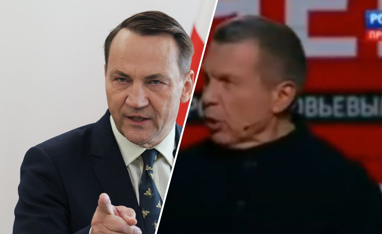 Chciał zakpić z Sikorskiego. Propagandysta szokował na wizji