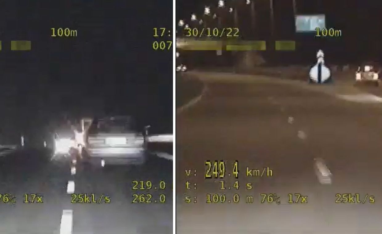 16-latek pędził 240 km/h. Policja ujawnia nagranie z pościgu
