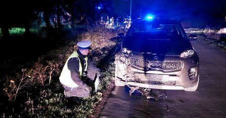 Tragiczny wypadek na trasie Szamotuły - Piotrkówko. Nie żyje 69-letni mężczyzna