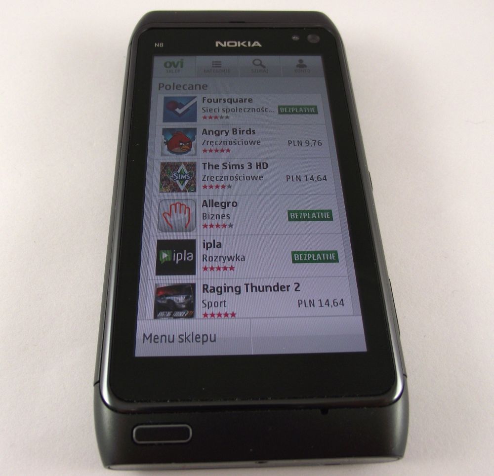 Nokia N8 Ovi Sklep