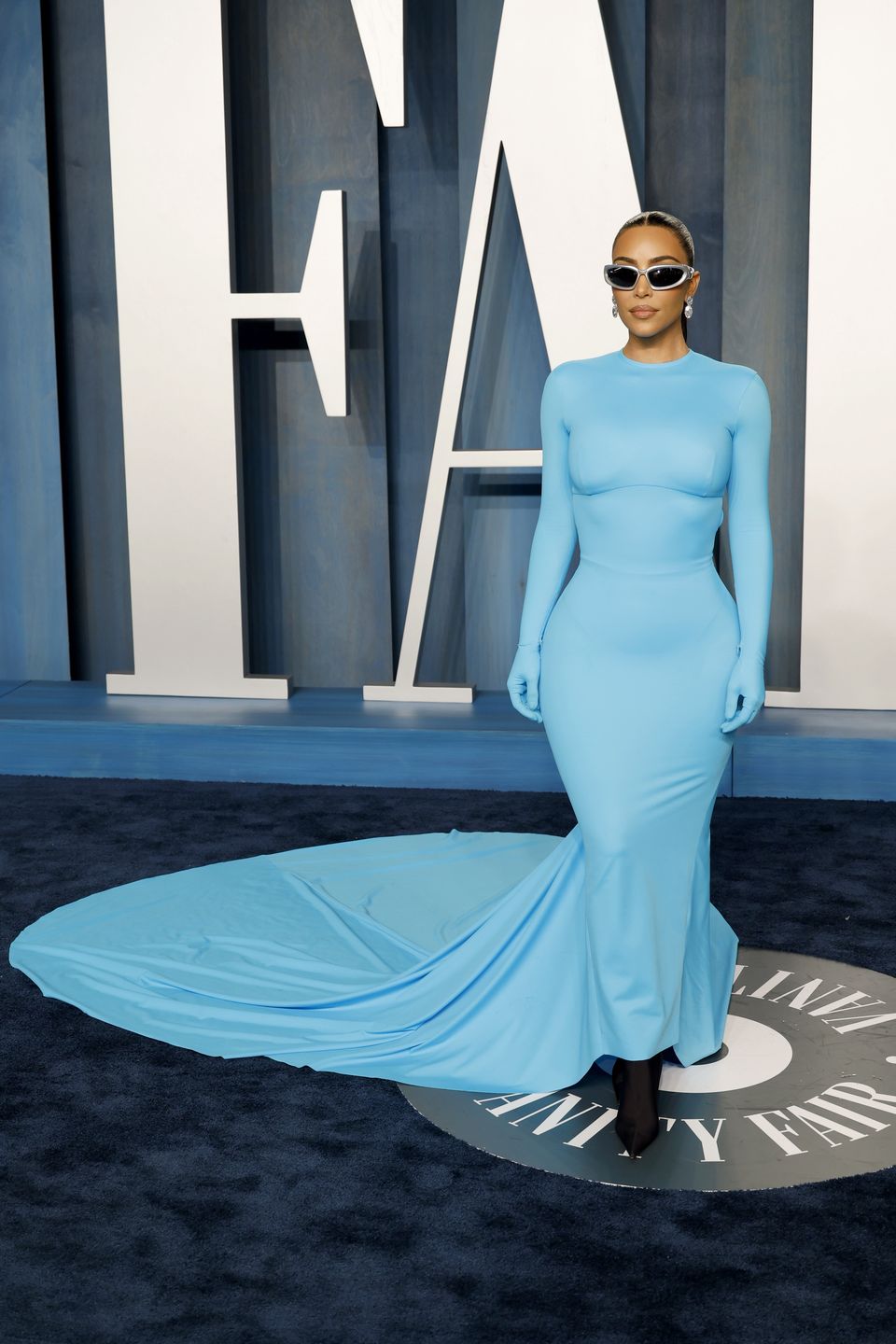 Kim Kardashian na "Vanity Fair" Oscar Party