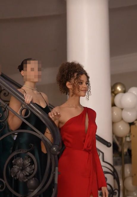 Emilia Dankwa na studniówce
