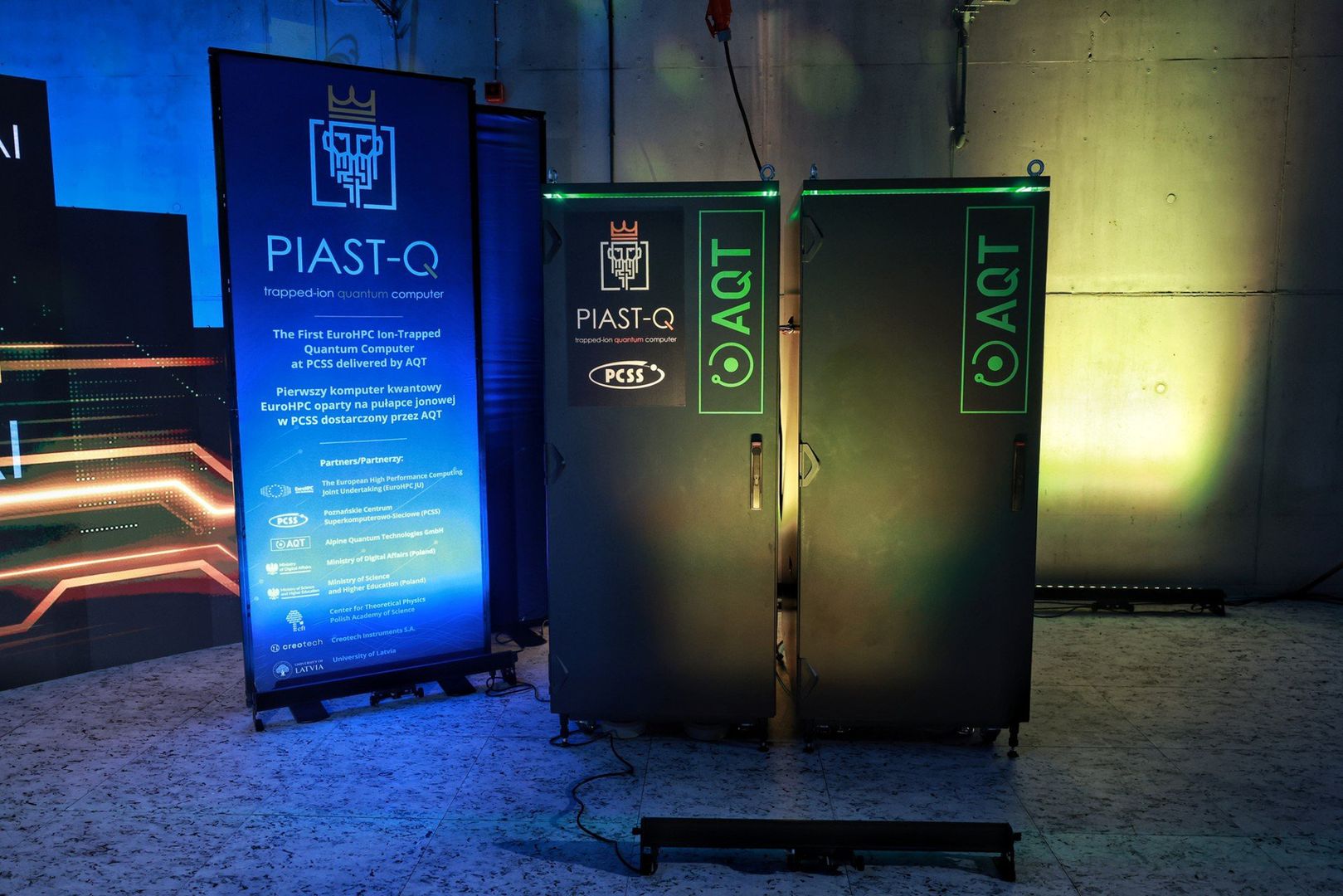 Inauguracja komputera kwantowego PIAST-Q. Znajduje się w PCSS w Poznaniu