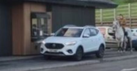 Zaniemówił. Internauci rozbawieni do łez. Tak podjechała do McDonald's
