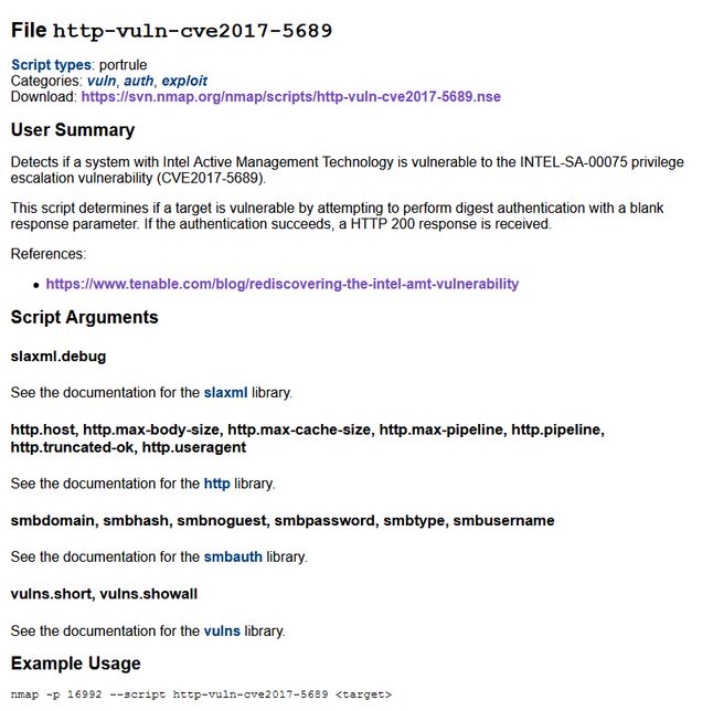 nmap ma już dedykowany skrypt do szukania podatności