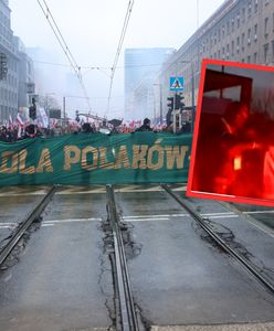 Incydent na Marszu Niepodległości. Flaga UE w ogniu