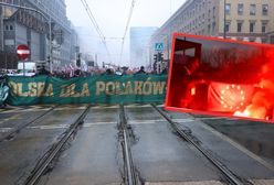 Incydent na Marszu Niepodległości. Flaga UE w ogniu