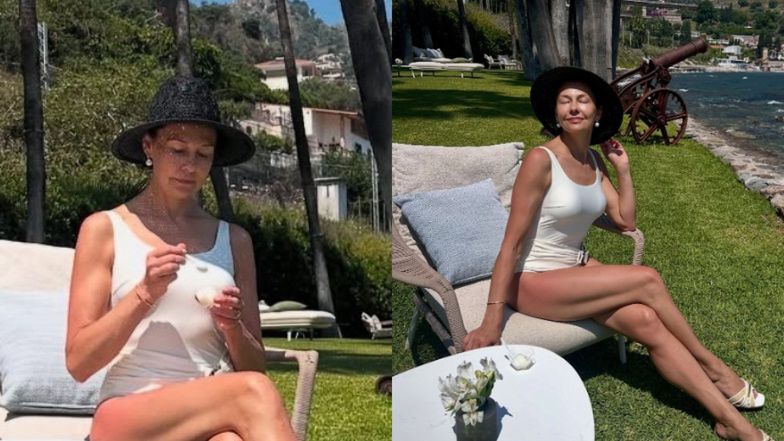 Anna Popek pozdrawia z wakacji 