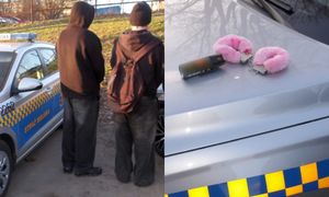 Kastet i gaz pieprzowy. Nastolatkowie zatrzymani przez straż