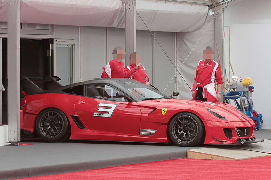 Ferrari 599XX Evoluzione - zdjęcie szpiegowskie