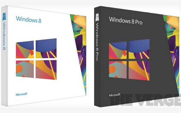 W takich pudełkach Windows 8 trafi do sklepów (Fot. The Verge)