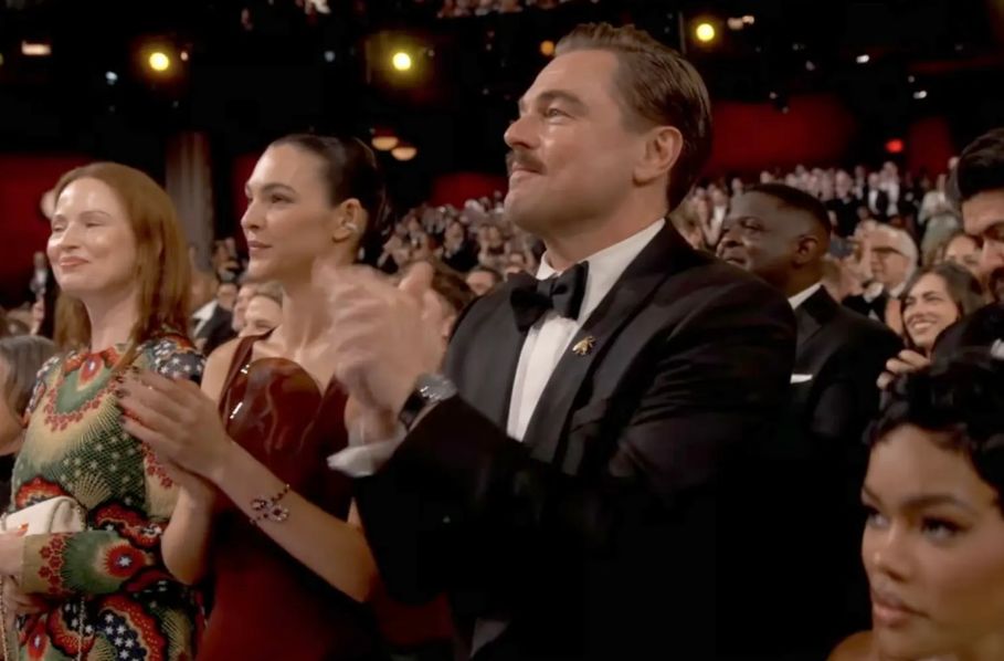 Leonardo DiCaprio i Vittoria Ceretti na gali Oscarów 2026
