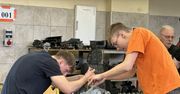 Konkurs AutoMotoFach w Bełchatowie. Młodzi mechanicy nie mieli łatwego zadania