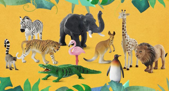 Figurki i gadżety z dzikimi zwierzętami w promocji Lidla (wideo)