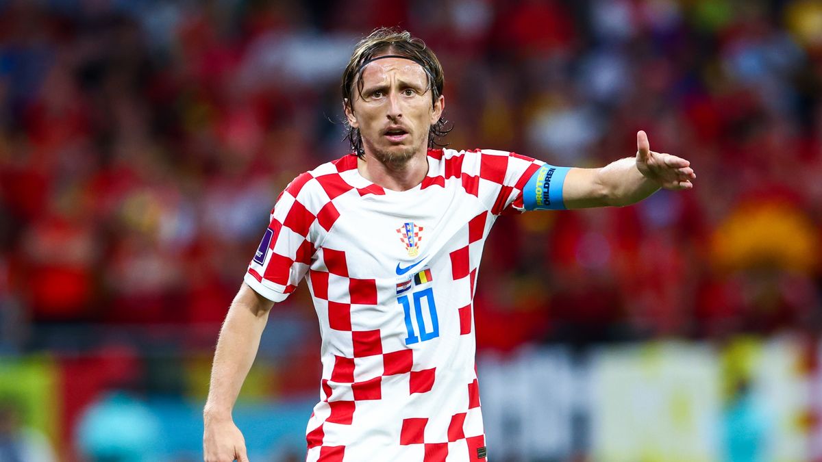 Luka Modric (CRO) during the World Cup match between Croatia v Belgium , in Doha, Qatar, on December 1, 2022.
NO USE POLAND (Photo by Foto Olimpik/NurPhoto via Getty Images)