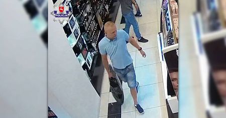 Ukradł perfumy na kwotę ponad 1,5 tys. zł. Rozpoznajesz sprawcę? [FOTO]