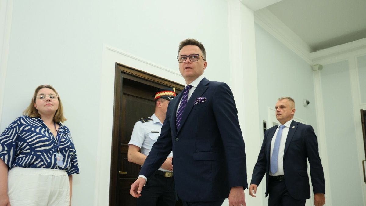 Szymon Ho?ownia nt. wynik�w wybor�w prezydenkich
Fot. Pawel Wodzynski/East News, 02.06.2025. Marszalek Sejmu Szymon Holownia nt. wygranej Karola Nawrockiego w drugiej turze wyborow prezydenckich.
N/z: Szymon Holownia
Pawel Wodzynski