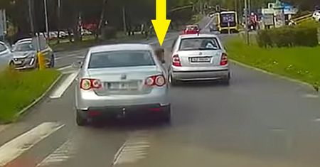 Dziecko mogło nawet stracić życie. Nagranie wideo z Sosnowca