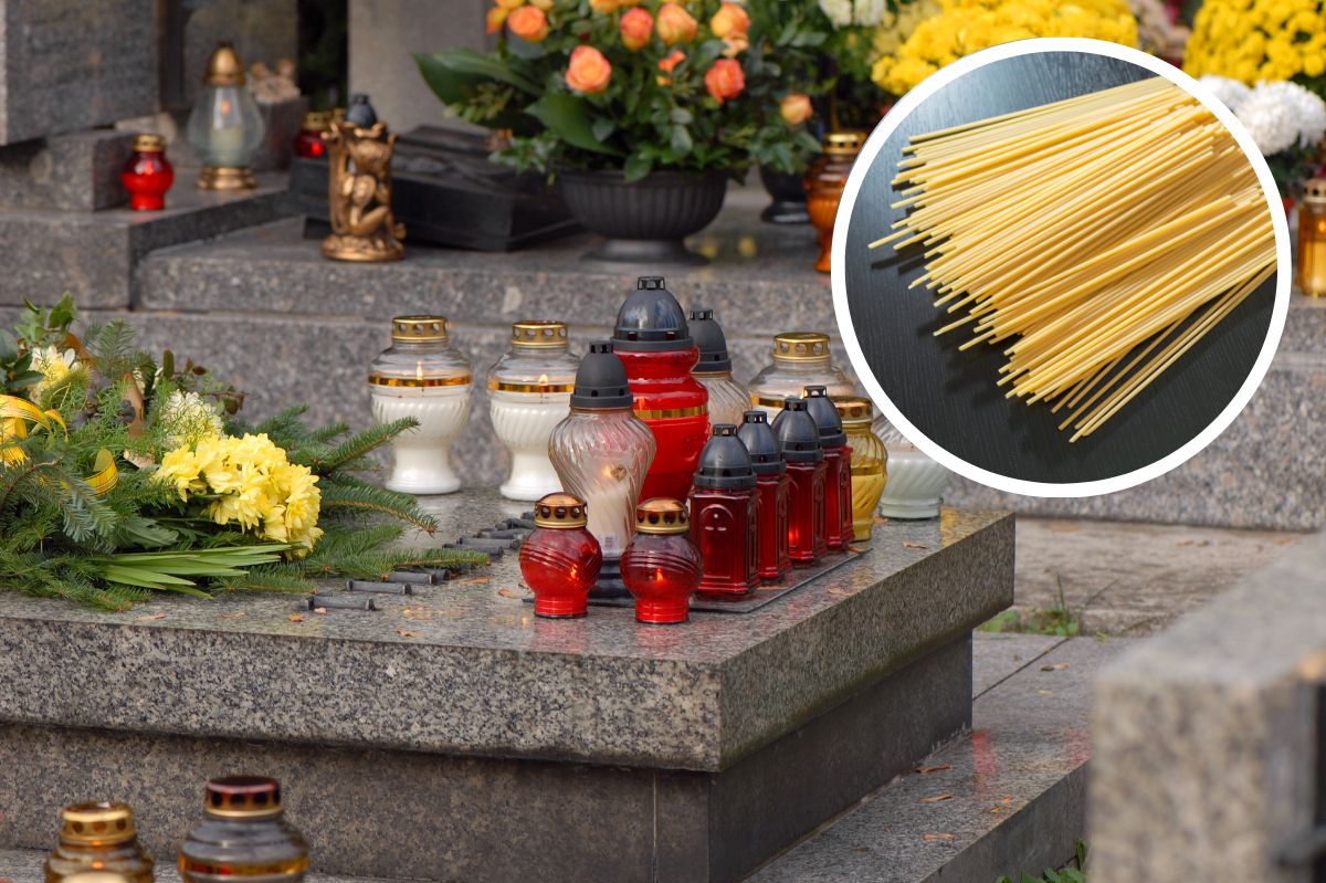 Ten makaron zawsze biorę na cmentarz. Kuzynka śmiała się, a teraz robi tak samo