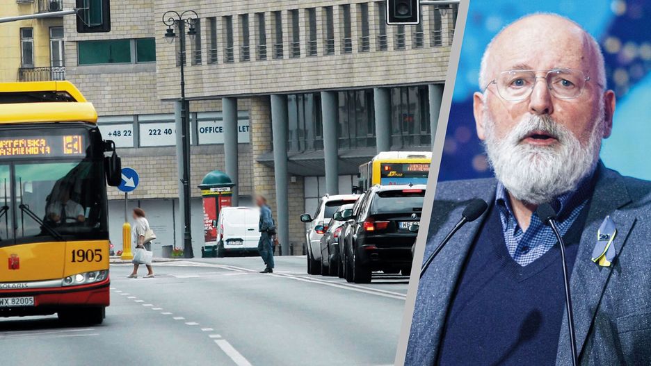 Frans Timmmermans chwali Polskę za autobusy elektryczne