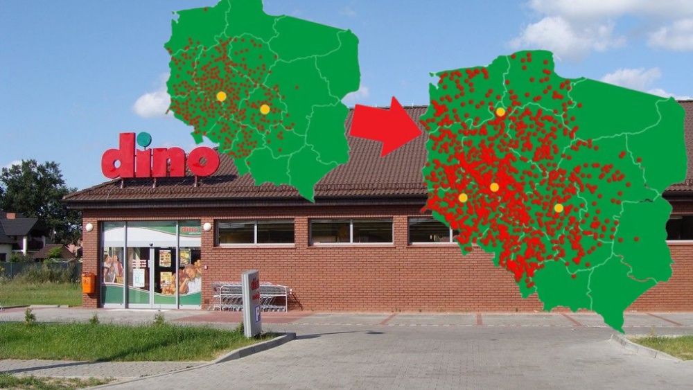 Tak na przestrzeni lat rozwija się sieć sklepów Dino.