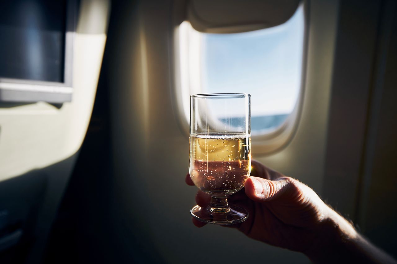 Drinking alcohol during a plane journey can have disastrous consequences.