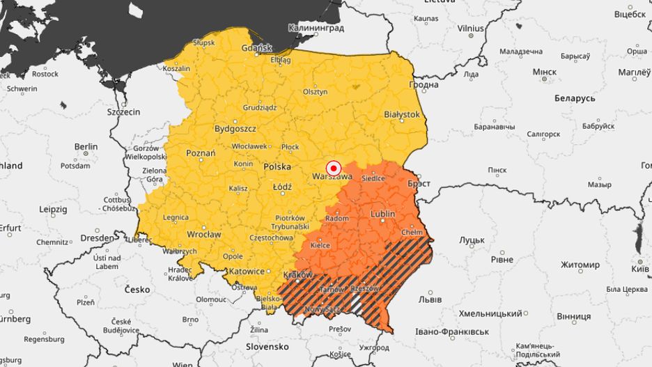 Niedziela to kolejny dzień z ostrzeżeniami pogodowymi w Polsce