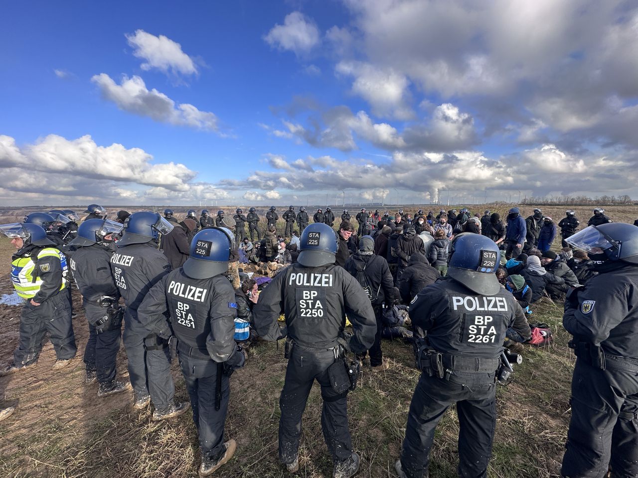 Lützerath - protesty aktywistów klimatycznych