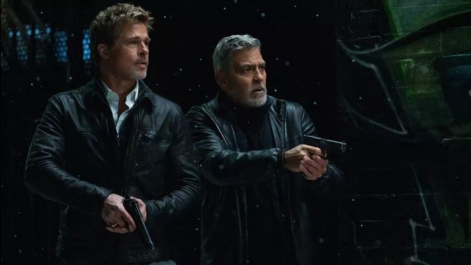 Brad Pitt i George Clooney w "Samotnych wilkach"