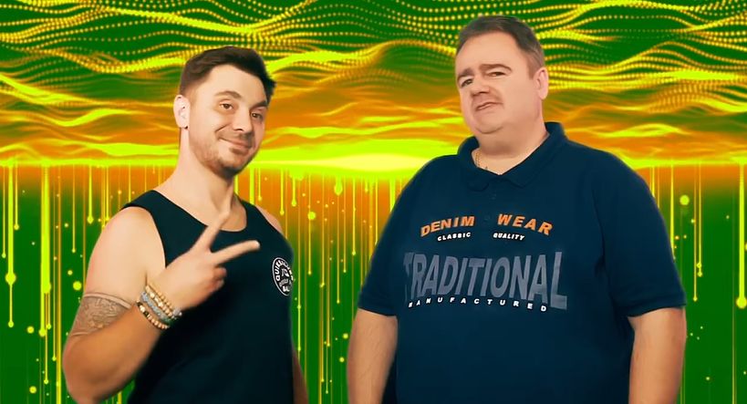 Daniel Martyniuk z menadżerem